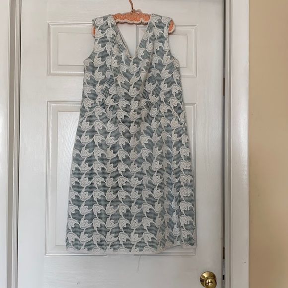 Tory Burch Authentic Brooklyn Sleeveless Lace Dress Size 12 - Picture 3 of 10